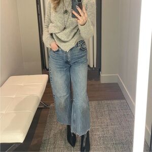 Zara Light Blue Flare Jeans